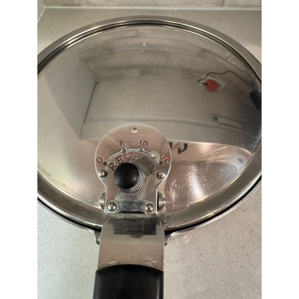 Vintage Revere Ware Pressure Cooker 4 Qt. Pot Copper Clad Bottom 1801
